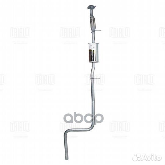 Резонатор ford fusion 02- 1.6I доп. гофрой (нерж