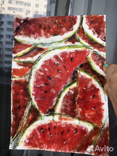 Картина маслом «Арбузы «