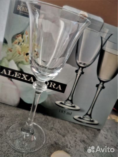 Бокалы и фужеры Bohemia новые