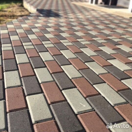 Брусчатка вибропрессованная.Все виды.Производитель