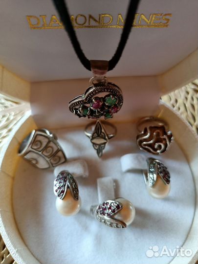 Серебряное кольцо женское