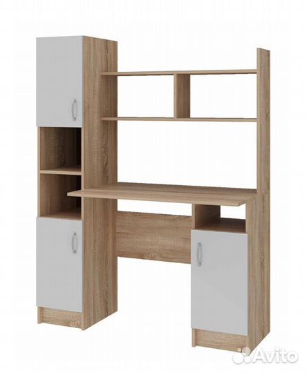 Стол компьютерный с пеналом Дуб сонома