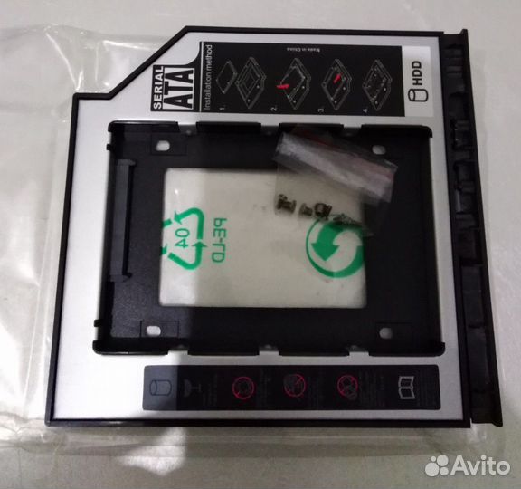 Адаптер optibay для ноута под 2ой HDD вместо dvd