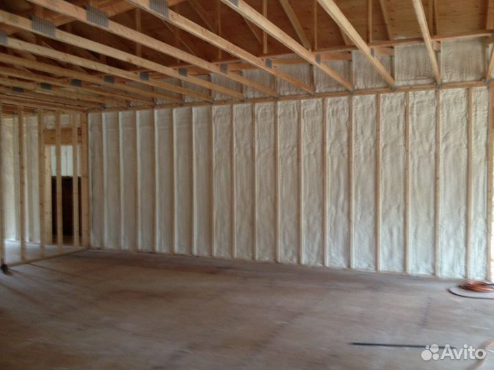 Утепление пенополиуретаном внутренних стен дома