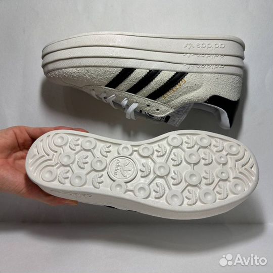 Кеды Adidas Gazelle Triple LUX замша новые