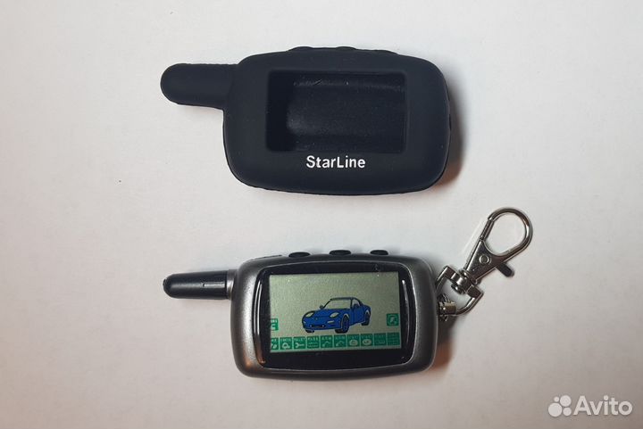 Брелок сигнализации starline a9/a8, новый, чехол