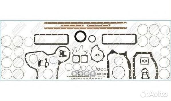 Компл.прокладок нижний Scania 54107200 Ajusa