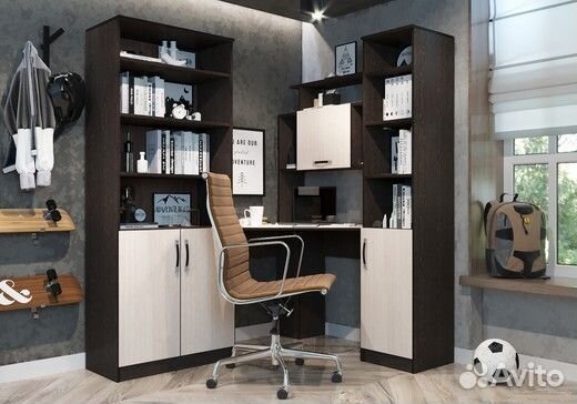 Стол компьютерный угловой с пеналом