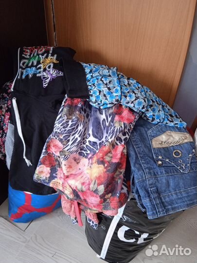 Женские вещи и обувь 2 больших пакета 46-48 H&M