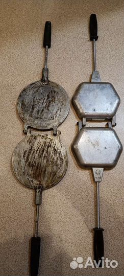 Форма для выпечки орешков вафли СССР