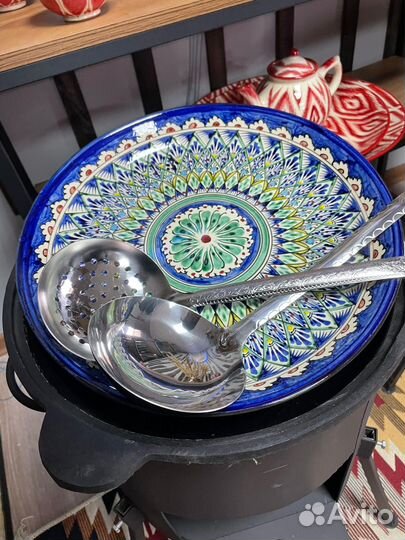 Комплект(печь+казан+ляган+шумовка и половник)