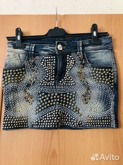 Юбка джинсовая