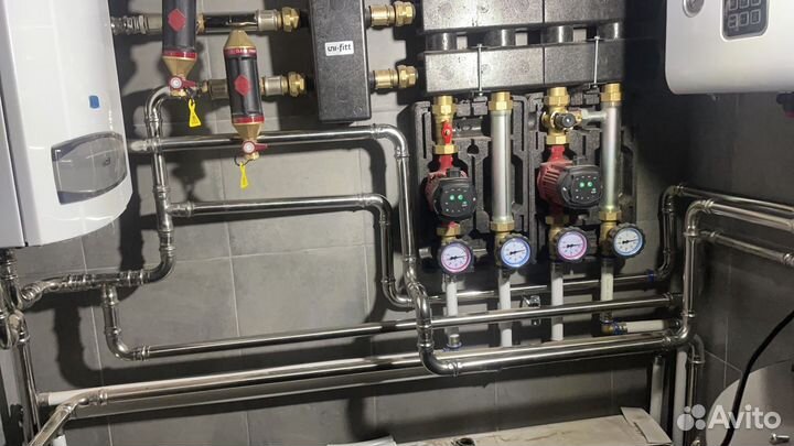 Монтаж отопление водоснабжение