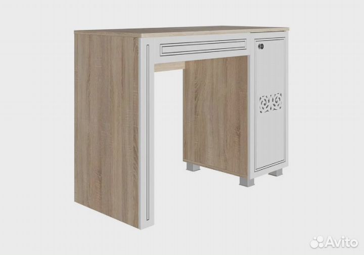 Стол туалетный Мадлен дуб сонома светлый