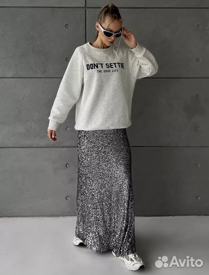 Юбка из пайеток