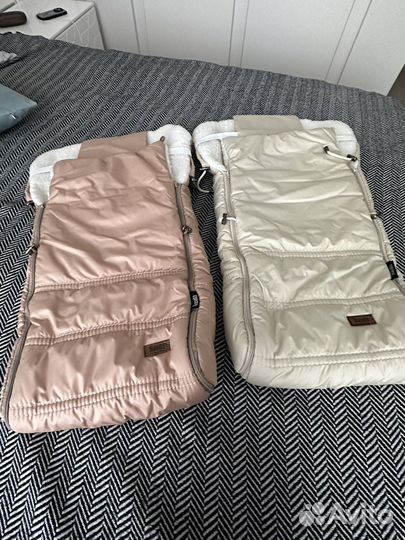 Меховой конверт в коляску