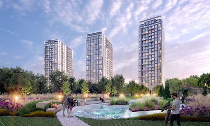 2-к. квартира, 75,8 м², 6/22 эт.