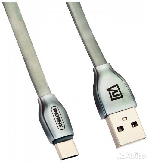Кабель Remax RC-035a (USB - Type-C) с подсветкой