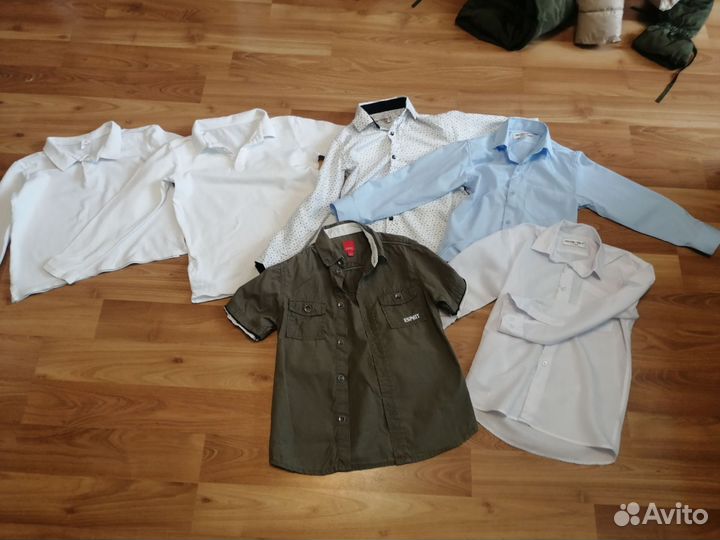 Рубашки пакетом 122-128
