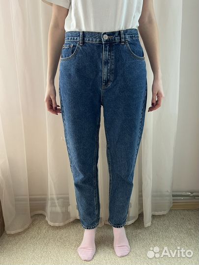 Джинсы pull and bear mom 40