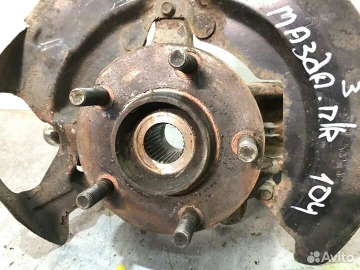 Кулак поворотный ступица в сборе передний правый