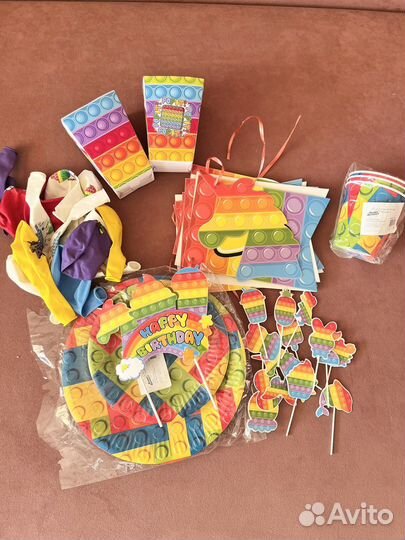 Набор для оформления кэнди бара у стиле Поп ит