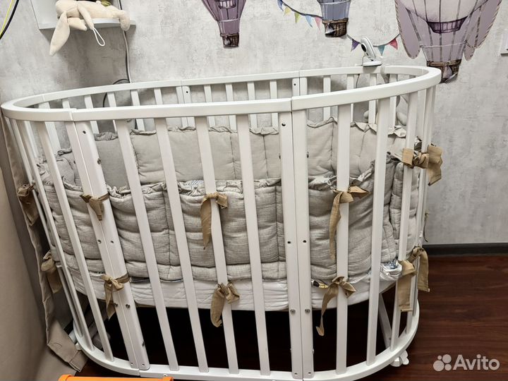 Детская кроватка трансформер 9 в 1