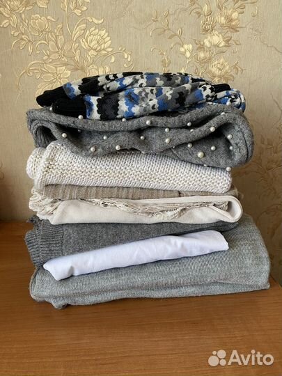 Пакет теплых женских Б/У вещей 46-48р