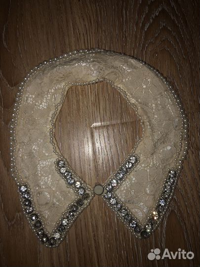 Воротник съемный бежевый