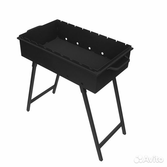 Мангал дачный 60 см., на 9 шампуров, съемные ножки