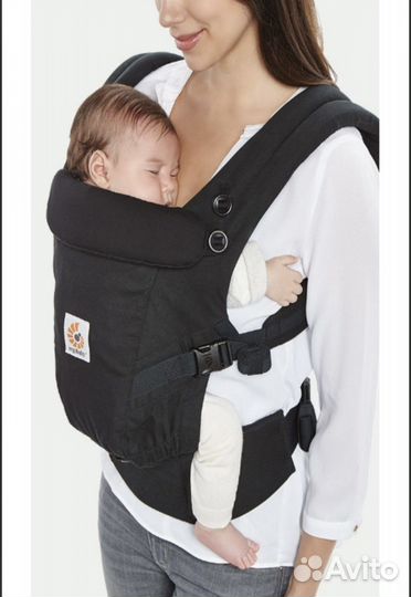 Эргорюкзак ergobaby adapt black bcapeablk оригинал