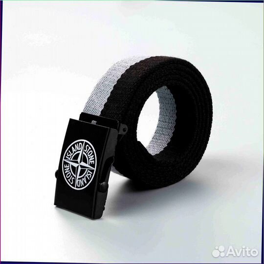 Мужской ремень Stone Island (Premium качество)
