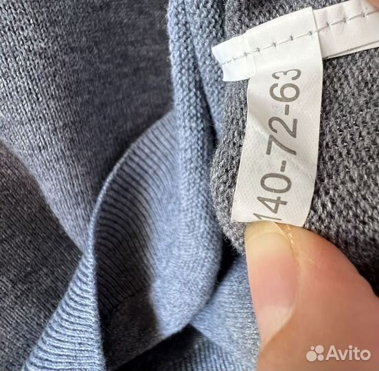 Жилет вязаный серый для мальчика Gulliver