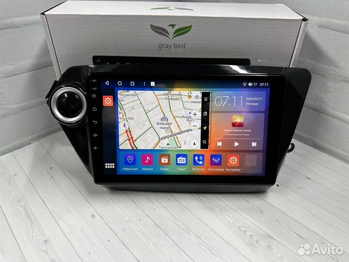 Магнитола андроид GrayBird Kia Rio 3 3/32