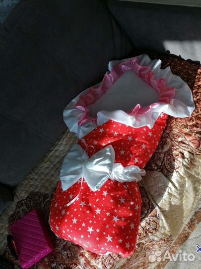 Конверт на выписку для девочки весна осень