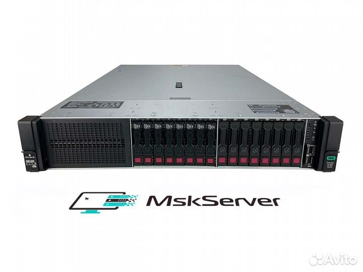 Сервер HP DL380 GEN10 16nvme 2x Bronze 3104 64Gb