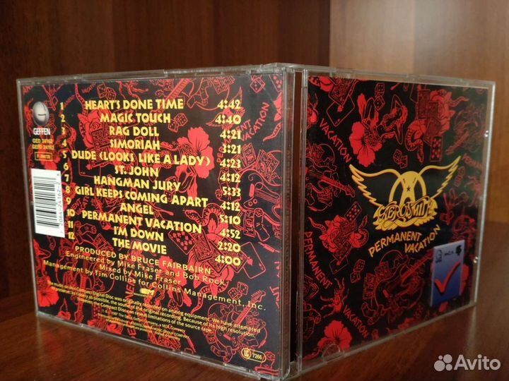 CD Aerosmith Permanent Vacation