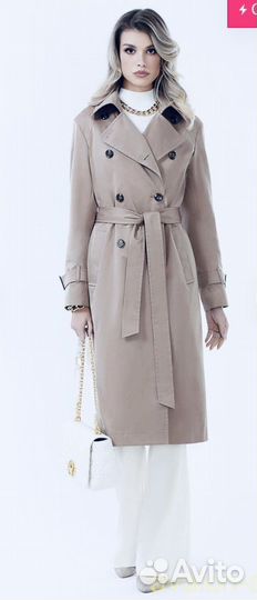 Плащ с поясом 46/48