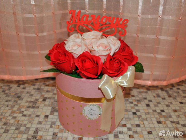 Букеты из мыльных роз