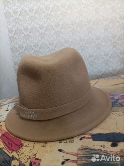 Шляпа фетровая осень-зима женская