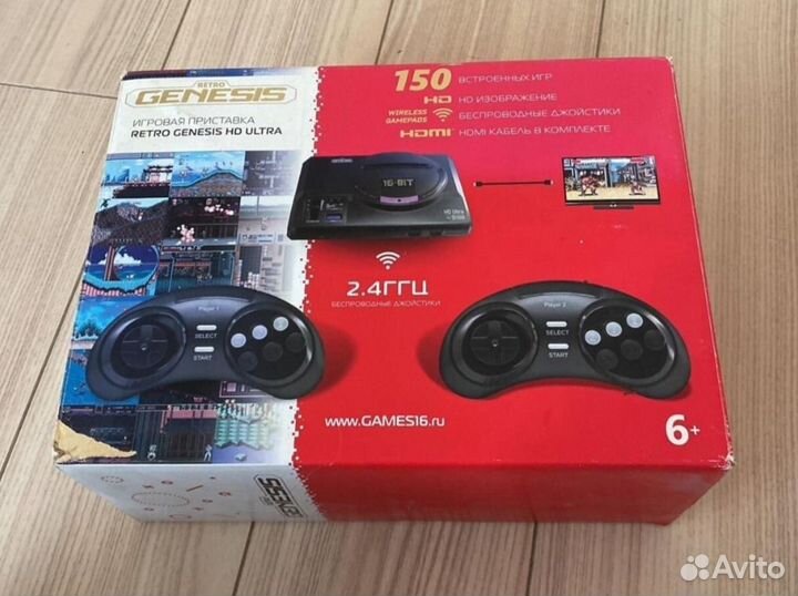 Приставка sega Retro Genesis HD Ultra 150 игр hdmi