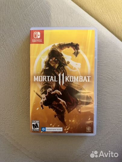 Mortal kombat 11 nintendo switch картридж