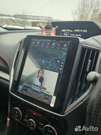 Магнитола android tesla