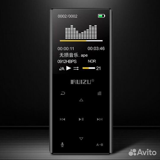 Плеер ruizu D29 8Гб черный