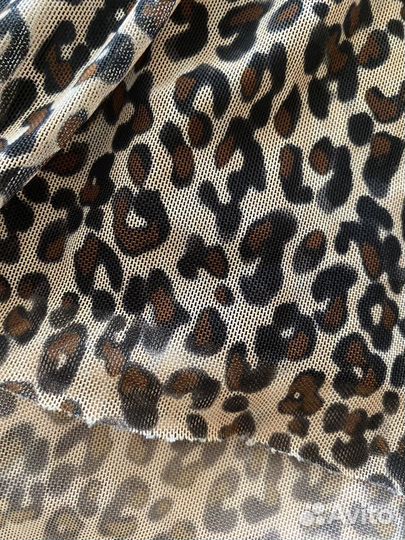 Плиссированная юбка макси Reserved леопард
