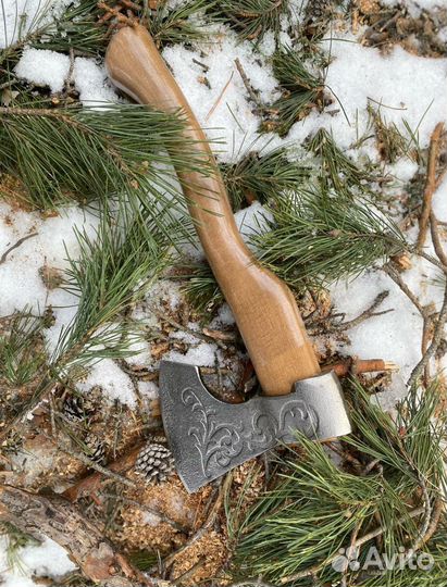 Топорик походный викинг кованый