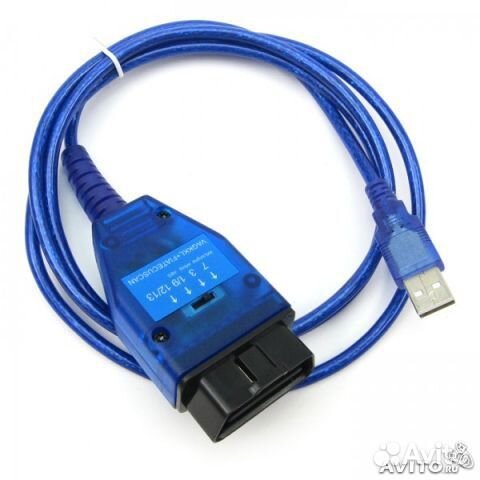 VAG COM KKL ftdi + FiatEcuscan с переключателем