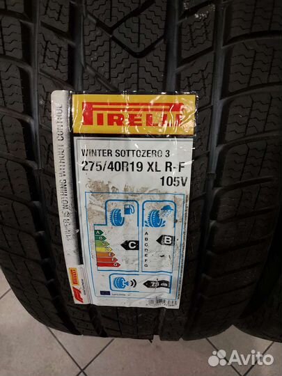 Pirelli Winter Sottozero 3 275/40 R19 и 245/45 R19