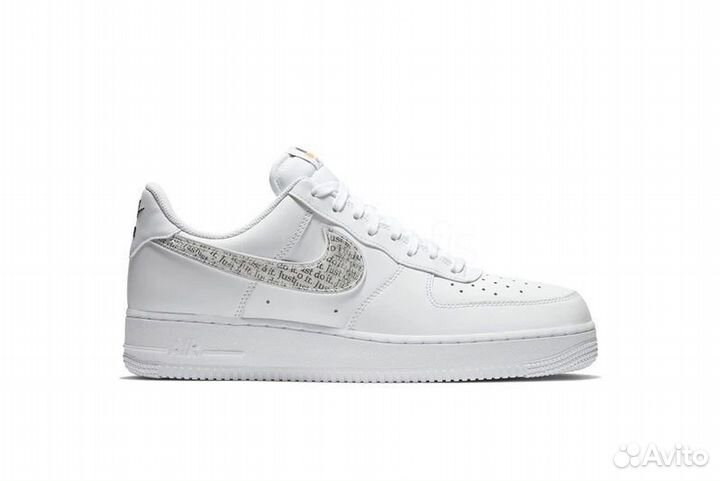 Nike Air Force 1 Low Just Do IT Pack White Clear