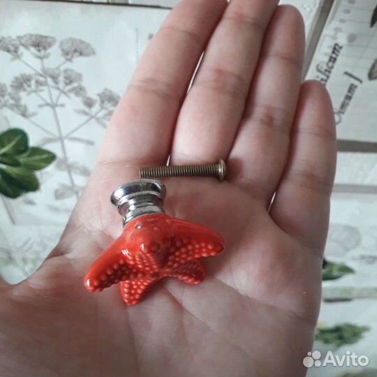 Керамические дверные 2 шт. ручки для шкафа новые